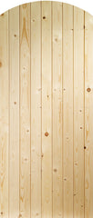 Ledged & Braced Arched Top External Pine Gate