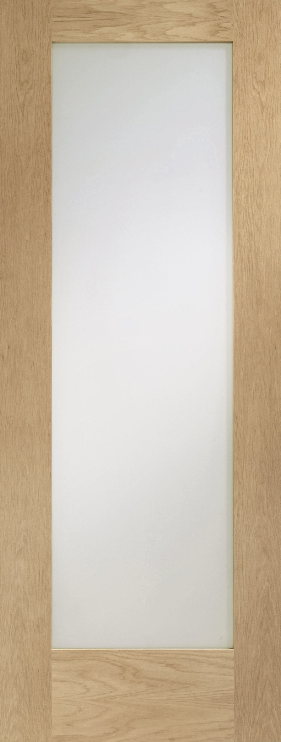Pattern 10 Internal Oak Fire Door with Clear Glass