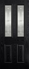 Malton 2L Glazed External Pre-Finished Black