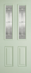 Malton 2L Glazed External Pre-Finished Light Green