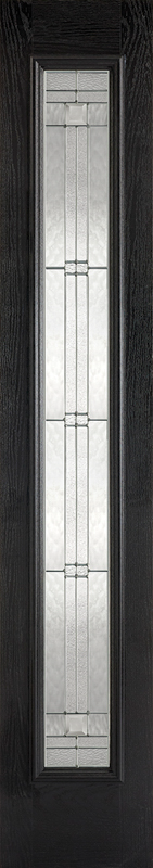 GRP Sidelight Black Glazed 1L Elegant