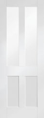 Internal White Primed Malton Shaker with Clear Flat Glass
