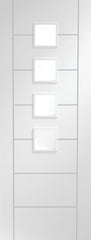 Palermo Internal White Primed Door with Obscure Glass