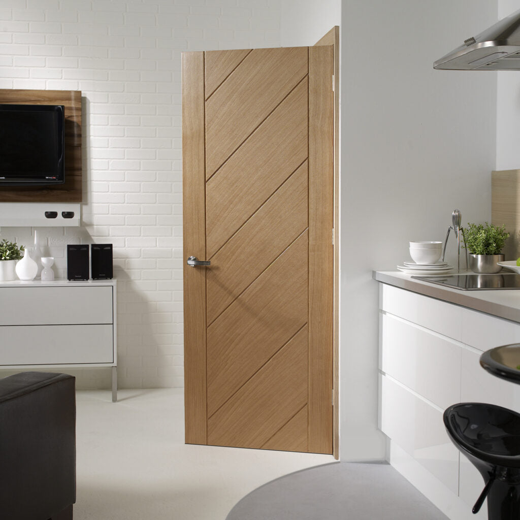 Internal Oak Monza Fire Door