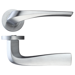 Draco Privacy Satin Chrome Tone