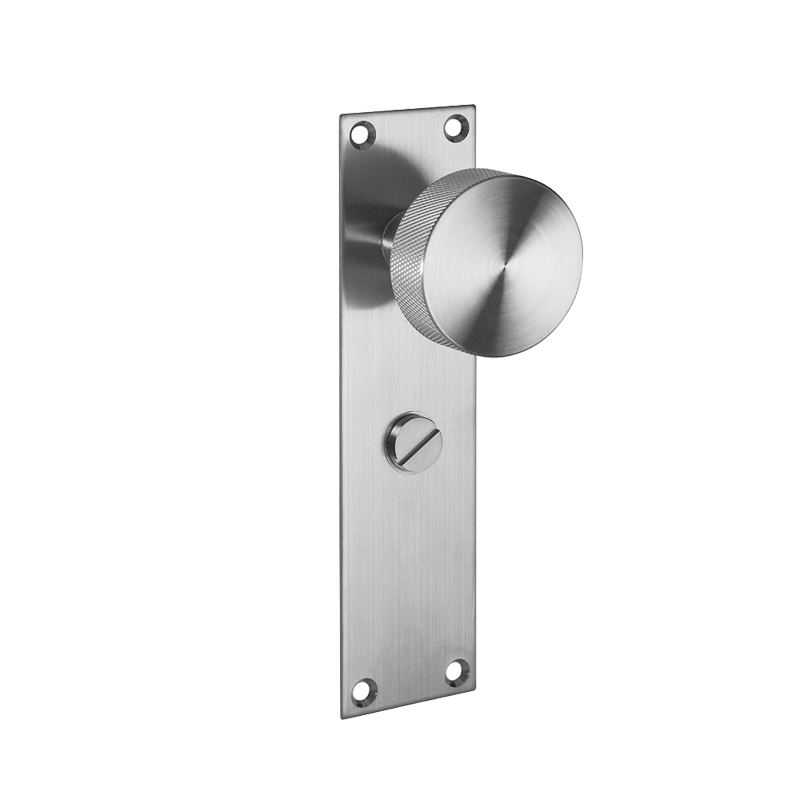 Zermatt Privacy Satin Stainless Steel Tone