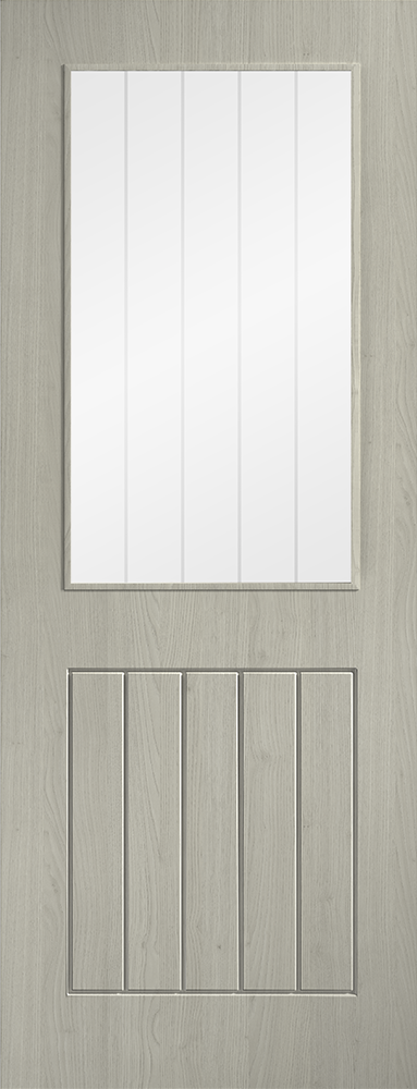 Laminate Cottage Glazed Pre-finished Light Grey Laminate
