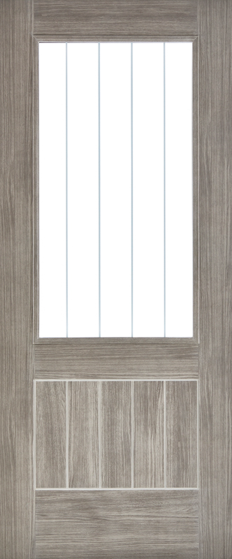 Mexicano Laminate Glazed Pre-finished Light Grey Laminate