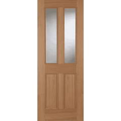 Oak Oxford Clear Glazed Internal Recessed