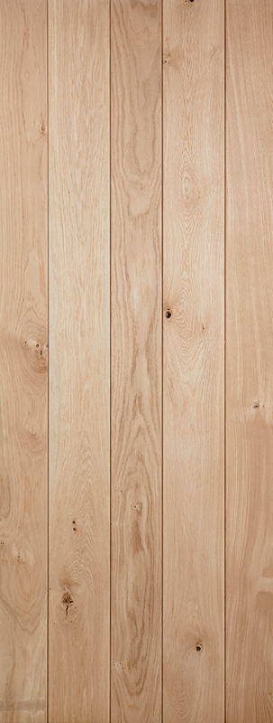 Oak Ledged Unfinished Oak
