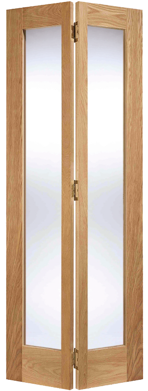 BIFOLD OAK PATTERN 10 GLAZED