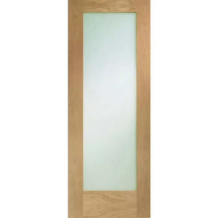 Oak Prefinished Obscure Glass Internal Door