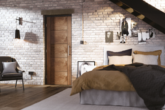 WALNUT VANCOUVER SOLID INTERNAL DOOR