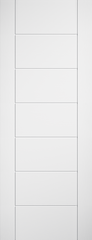 Laminate White Linear 7 Panel