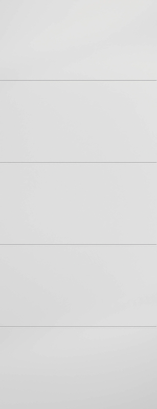 White Moulded Horizontal Four Line