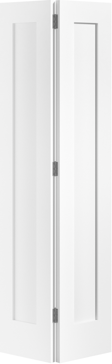 White Pattern 10 One Panel Bi-Fold