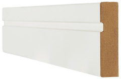 Architrave Single Groove Primed White