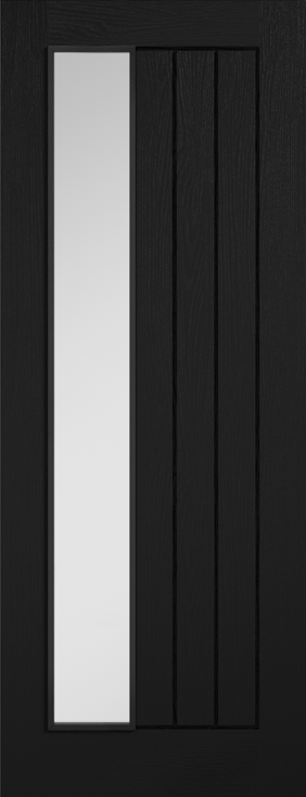 Black Oak Mexicano 1 Light Fire Door