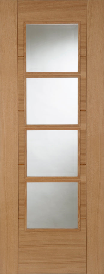 Oak Iseo Quarter Cut Fire Door Prefinished