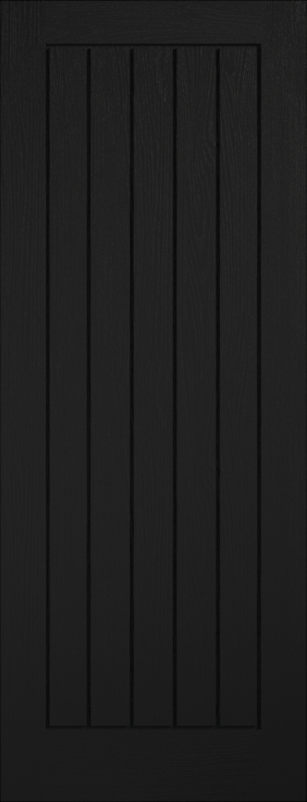 Black Oak Mexicano Fire Door Prefinished