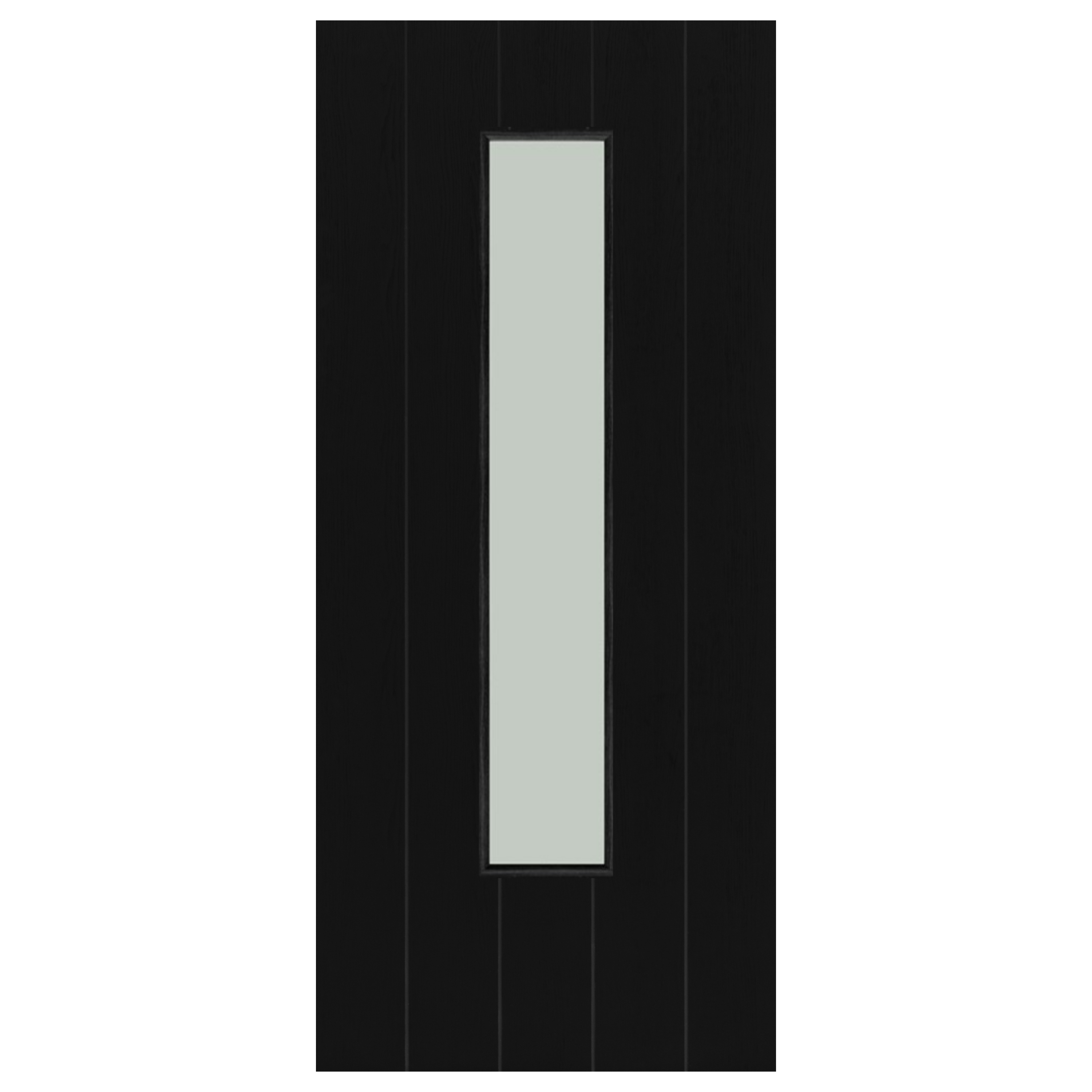 Laminate Black Killarney 1 Light Clear Glazed