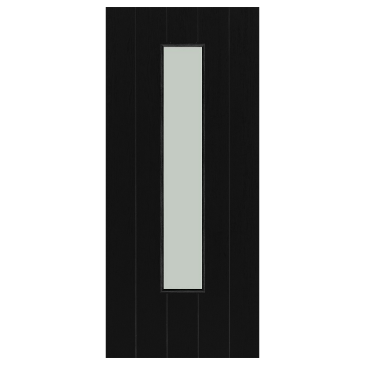 Laminate Black Killarney 1 Light Clear Glazed