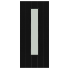 Laminate Black Killarney 1 Light Clear Glazed