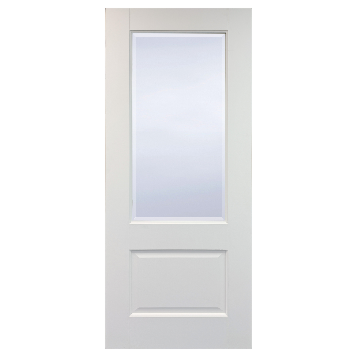 White Primed Vermont 2 Panel Fire Door