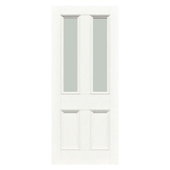 Laminate White Toulouse 2 Panel 2 Light Clear Glazed