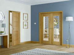 Palermo Essential Contemporary Unfinished Oak Door