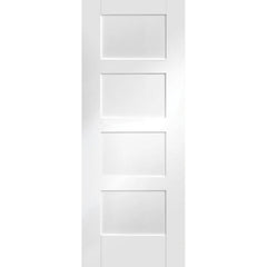 Shaker 4 Panel White Primed Internal Door